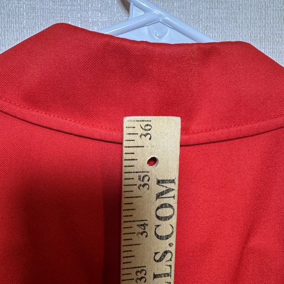 Vintage Burberrys Made in England Red Trench Coat Novacheck Lining Womens Med - Picture 14 of 14